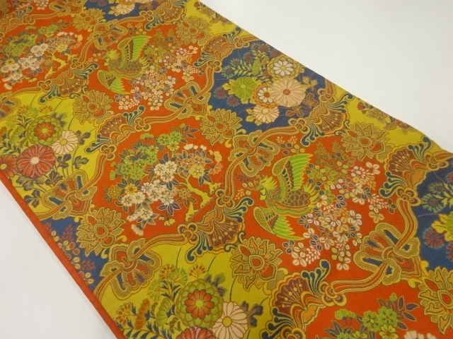 JAPANESE FUKURO OBI / WOVEN PHOENIX